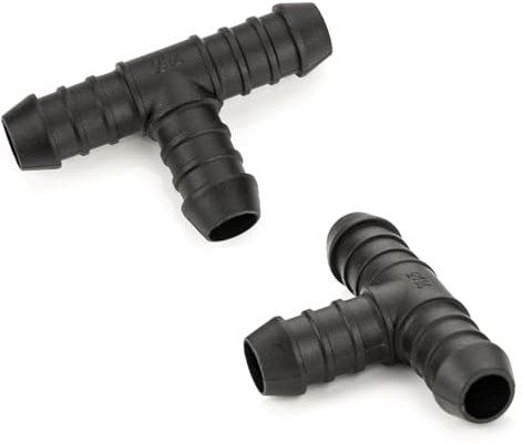 LST 2x Kupplung Kraftstoffleitung Polyamid T-Stück Benzin ölbeständig 14 mm
