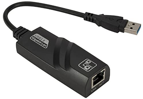 Janasiba Adaptateur USB 3.0 vers Gigabit LAN Carte USB Ethernet 1000 Mbps Carte réseau pour Android TV Ordinateur Portable Bureau