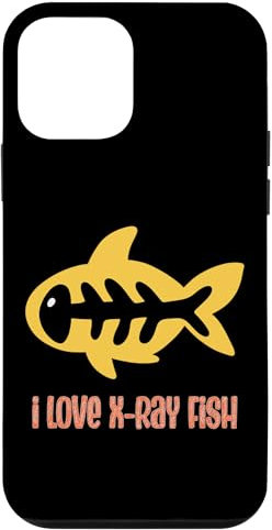 Hülle für iPhone 12 mini I Love X-Ray Fish with Cartoon X-Ray Fish