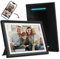 trendina Digitaler Bilderrahmen - 10,1 Zoll Full IPS Bildschirm Elektronischer Fotorahmen WiFi Frameo mit Ambientebeleuchtung Weihnachten!