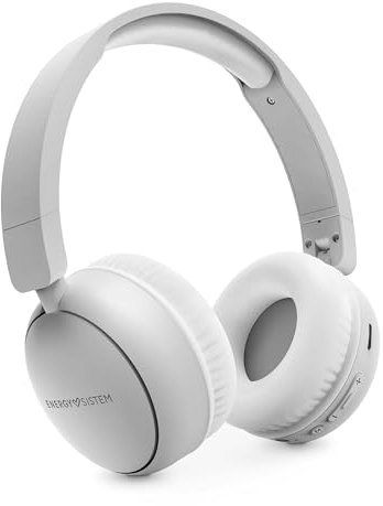 Energy Sistem Starlit Radio - Bluetooth-Kopfhörer mit FM-Radio (100% recycelter Kunststoff, MP3-Player und Micro-SD-Player, Bluetooth-Technologie) Grau