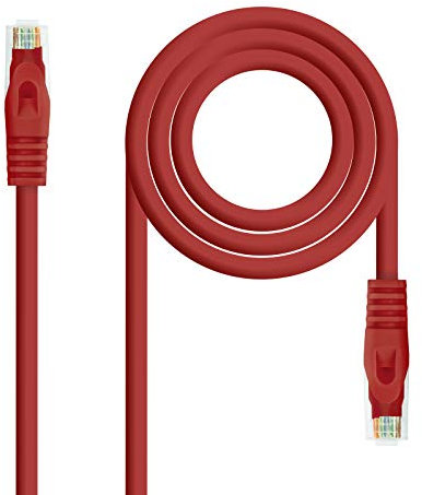 Blendend Cable de red UTP Cat. 6A LSZH, AWG24, rojo, 30 cm - Ideal para conexiones rápidas y seguras en redes de alta velocidad.