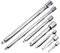 3 Pezzi Prolunga per Chiave a Cricchetto 3/8, 3/8 pollice estensione da 75 mm, 150 mm, 250 mm, chiave a bussola estensione set, Acciaio al Cromo Vanadio, per Manutenzione Auto