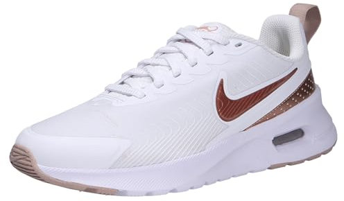 NIKE Damen Air Max Nuaxis Sneaker, White/Sand/Black/Metallic Red Bronze, 41 EU
