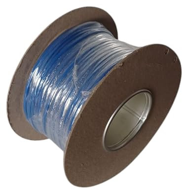 4mm Blue Cable Sleeving, 100 Metre Roll