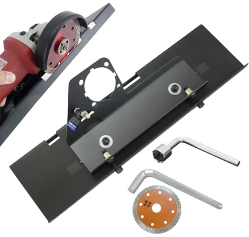 Bracket for Angle Grinder and Tiles, Portable Beveling Accessory, Angle Grinder and Tile Cutter - for Tiles Marble Stone Granite Works Home Workshops Garage and Chan
