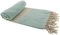 Stefano Ferrante ELMAS Hamamtuch Saunatuch Pestemal Fouta Strandtuch Badetuch Handtuch Baumwolle Backpacker 100x180 cm (Pastelltürkis)
