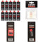 Feuerzeugbenzin ZIPPO Set 10x Zippo Benzin Original Benzin je 125 ml | Starterset1x 6 Stück Feuerstein, 1x Docht, 1x Watte und Filz