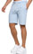 Indicode Herren Aldrich Sweatshorts mit Kordelzug | Herrenshorts Sportshorts für Männer Sky Way XL