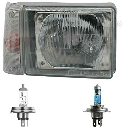 Scheinwerfer rechts R2 Bilux H4 für Panda 141_ 141A_ inkl. Osram Lampen