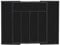 Relaxdays Bac à Couverts Bambou, Extensible, 7 Compartiments, ustensiles de Cuisine, HLP 5,5 x 31,5-48,5 x 37 cm, Noir