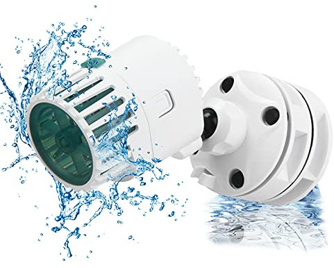 BAITAI Aquarium 10W Wave Maker,Circulation Pump, 360°Adjustable Ultra-Silence Magnetic Mount Suction Submersible Powerhead Pump, for Freshwater or Saltwater Fish Tank Pump 7000L/H Power Head