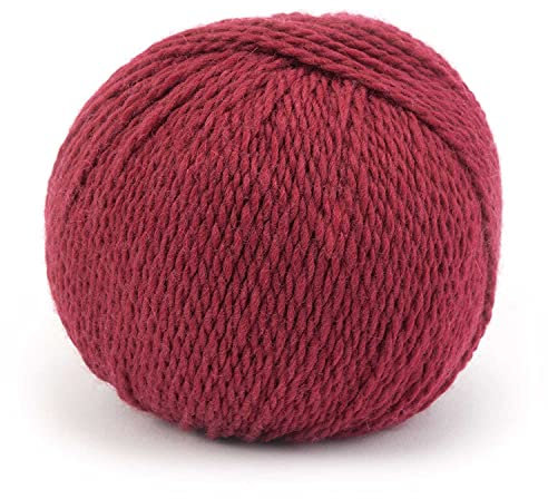 50 g Pascuali Tibetan | 70% Schurwolle (Merino Ultrafine), 30% Yakwolle, Farbe:Bordeaux 106