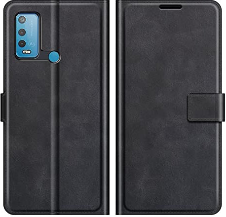 Kezaizhe Coque for Wiko Power U30 Housse en Cuir PU TPU Magnétique Protection for U30 Wiko Power U 30 Telephone Portable étui Portefeuille Fonction Support (Black)