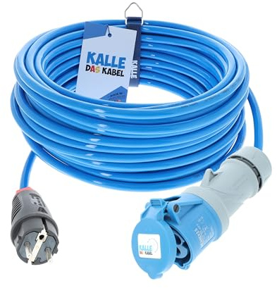 CEE Adapterleitung Kalle Blue Extreme SCHUKO auf CEE 3G 2,5mm² 10 Meter
