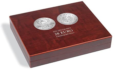 Leuchtturm 365276 Münzkassette Volterra Duo de Luxe für 60 dt. 20-Euro-Gedenkmünzen in Kapseln