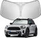 BIXUAN F60 Sonnenschutz kompatibel mit Mini Cooper Countryman F60 SUV 2017-2022 2023 2024 Windschutzscheibe für das Auto Frontscheibenabdeckung Windschutz für Frontscheibe blockiert UV Abdeckung
