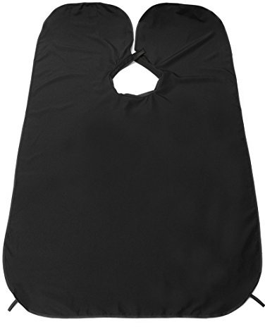 Bumdenuu Lätzchen für die Pflege der Füllung, Catcher, Frisur, Bart, Rasur, Schürze, Cape, schwarz, 73 x 116 cm