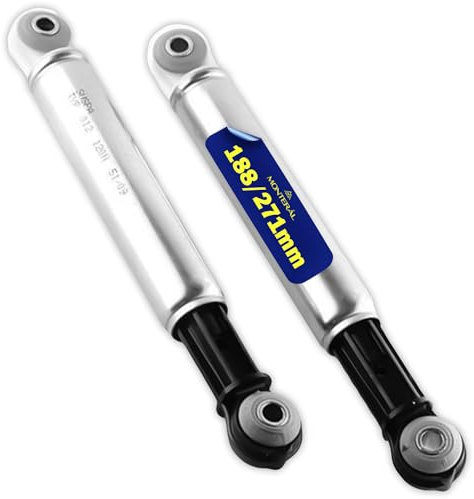 2 Stück Stoßdämpfer Waschmaschine 120N Ø8mm mit dem Originalcode 04500820 04500826 06200778 00118869 04151285 04500823 für Bosch für Siemens für Whirlpool für Miele - Garantie 10 Jahre - MONTERAL