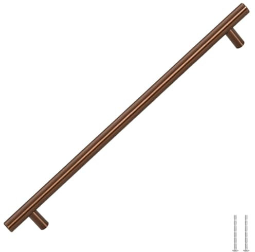 vidaXL Möbelgriffe 5 Stk., Schrankgriffe T-Form, Griffe für Küchenschränke, Küchengriffe Schubladengriffe Türgriffe, Bronzen 320mm Edelstahl