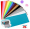 15 Bögen 14cm*30.5cm Smart Iron-On für Cricut Joy - 15 Farben Heat Transfer Vinyl, Plotterfolie Textil, Flexfolie Rollen für Kleidung Bügelfolie, T-Shirts & Mehr Stoffen, DIY Muster