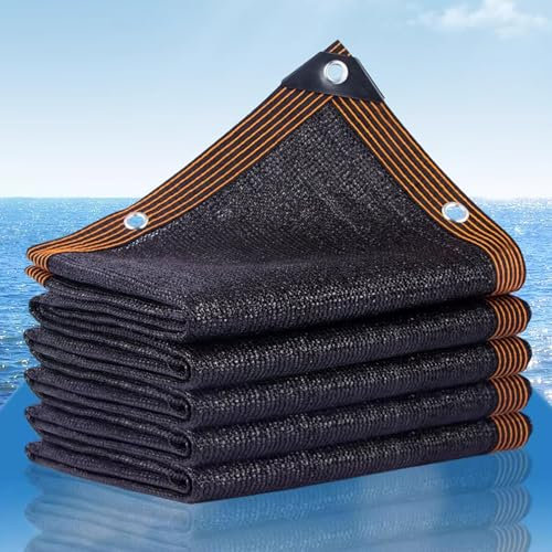 KDDEON Atmungsaktive Durchlässige Schattennetz,Sonnenschutznetz Wärmeisolierendes Schattiernetz,Sichtschutznetz für Gewächshäuser,UV-Schutznetz Sonnensegel,für Garten,Carport,Dach (4.5x10m/15x33ft)