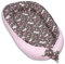 PaLulli Kuschelnest 2-seitig Babynest Babynestchen Baby Nest Nestchen Reisebett Wickelauflage Kuschelbett, Kokon Kokon für Babybett - Babys und Säuglinge, 100% Baumwolle Oeko TEX (Pony Rosa)