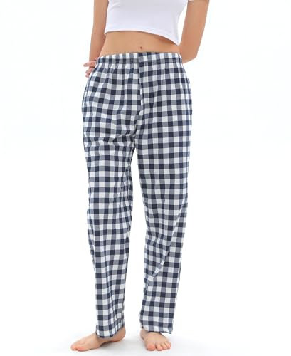 Mancru Pantalon de Pyjama Femme Coton Bas de Pyjama Femme Confortable Pantalon de Nuit, Womens Pyjama Bottom Pants