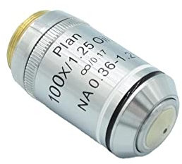 Mikroskop-Zubehör, Mikroskopobjektiv, Dunkelfeld-Objektiv, 100 x Öl (Iris), unendliches optisches System/Mikroskop-Objektiv, Haltbarkeit und zuverlässige Leistung
