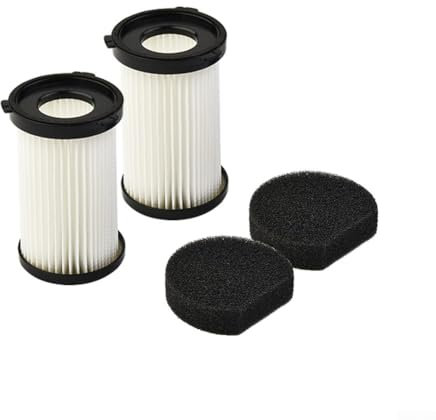 Filtros de repuesto para aspiradora Cecotec para aspiradora Conga Thunderbrush 520, paquete de 2 filtros reutilizables y lavables
