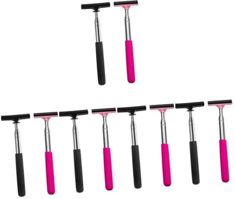 Gatuida 10piezas Escobilla Limpiadora Retráctil para Espejos De Coche De Herramienta Portátil De Limpieza De Retrovisores para Mantener Visibilidad Condiciones De Clima Adverso