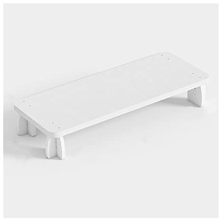 Soporte para CPU Soporte de torre de PC de madera Soporte de monitor Riser, Soporte de caja de host de PC Estante multifuncional de madera for escritorio Oficina en casa Soporte para computadora(B)