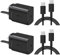 2 Pack 45W Samsung Super Fast Charger USB C with 1.8M Type C Charging Cable Cord PPS Wall Charging Block for Samsung Galaxy S24 Ultra/S24/S24+/S23/S23+/S23 Ultra/S22+/S22 Ultra
