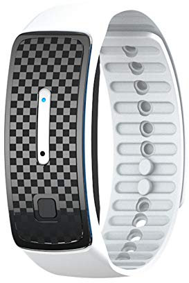 Bracelet Insectifuge Rechargeble, Bandes de Moustique, Anti Bracelet de Moustique pour des Activités en Plein Air D'adultes D'enfants (Blanc)