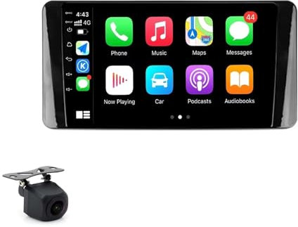 Radio Android 15 para Volkswagen Polo Mk6 Vi 6 2020-2022 Pantalla QLED 9 Wireless Carplay/Android GPS BT 4G/WiFi USB FM/RDS Control Volante(8GB+256GB)