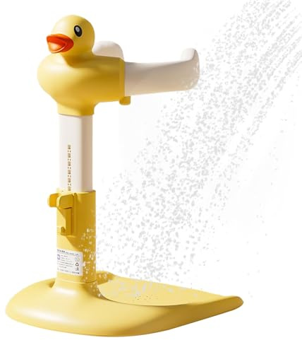 Soporte De Pie Para Baño De Bebé | Ducha de Pie para Bebés | Altura Ajustable, Base Antideslizante para Bañera, para Bebés de 6 a 24 Meses