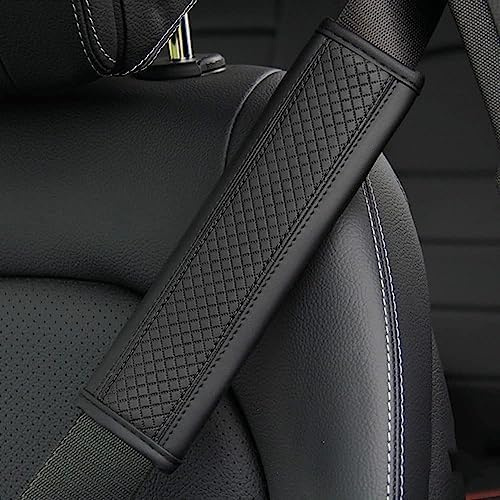 R-timer 2 Stück Gurtpolster für Ford Ranger T9 Raptor Wildtrak XLT 2023 2024, Gurtschutz Sicherheitsgurt Polster Komfort Sicherheitsgurt Pads Autogurt Polster,Black