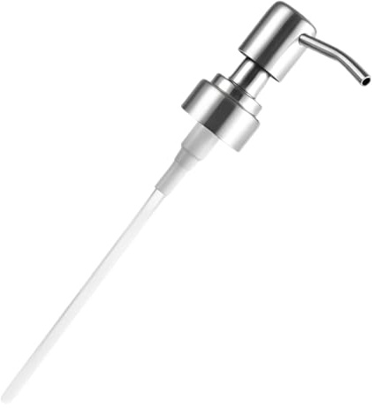 LAKPYN 1 Pièce Pompe de Rechange pour Distributeur Savon Liquide - Pompe Distributeur Savon - Acier Inoxydable