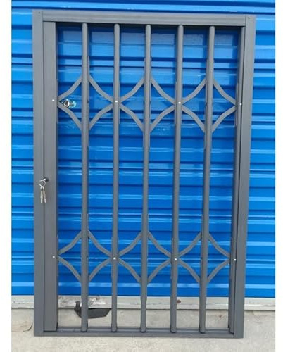 Inferriate per Finestre Sbarre Antieffrazione Regolabili In Alluminio Con Serratura, Moderno Cancello Di Sicurezza A Soffietto Per Vetrine Di Negozi, Magazzini(36x64in/90x160cm)