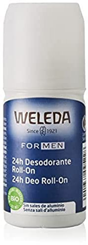 Weleda For Men Deo Roll-on Lufterfrischer ohne Aluminiumsalze, raffinierter, frischer männlicher Duft, für 24 Stunden Wirksamkeit und Schutz (1 x 50 ml)