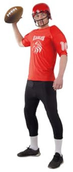 DISBACANAL Rugby Kostüm für Erwachsene - XL