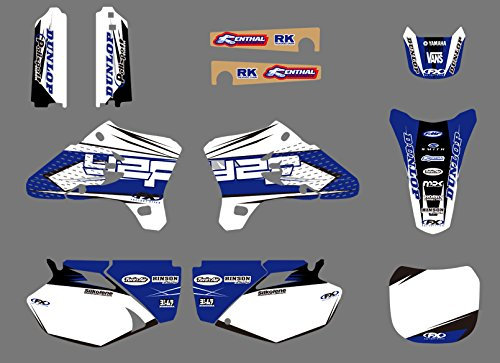 0052 Personalizado 3M Pegatina Motorcross Graphic motocicleta Adhesivos Kit para Yamaha YZ250F YZ450F YZF250 YZF450 2003 2004 2005 YZ 250F 450F YZF 250 450