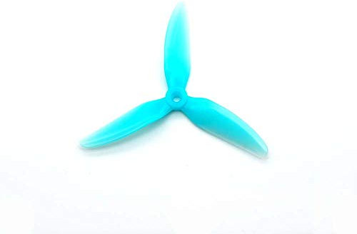 HQProp 5 Zoll Propeller DP 5x4.8x3 V1S - 3 Blatt Props Blau | FPV Racer, Copter, Drohnen | CopterFarm