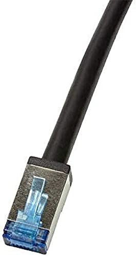 Logilink Professional Outdoor Ethernet Patch Cable Cat.6A S/FTP PVC + PE 15 m Black