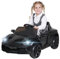 Actionbikes Motors Kinder Elektroauto Super Sport | 2,4 Ghz Fernbedienung - 1 Person Kunstledersitz - MP3 - USB - SD - 2 x 25 Watt Motor (Total 50 Watt) - Soft Start (Schwarz)