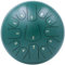 LOMUTY Stahlzungentrommel, 12 Zoll 30 cm Steel Tongue Drum, C-Dur 13 Noten, Handtrommel HandPan Drum mit Drumsticks,Tragetasche,Musikbuch und 4 Fingerpicks(Dunkelgrün)