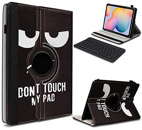UC-Express Tablet Hülle kompatibel mit Samsung Galaxy Tab A7 2020 Tasche Tastatur Schutzhülle Bluetooth Case Cover 360 Drehbar Keyboard, Farbe:Motiv 6