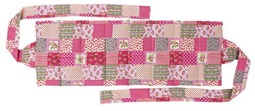 Weizenkissen zum Umbinden, für Entspannung und Wohlbefinden, zum Aufwärmen im Backofen oder Mikrowelle, Füllung ca. 900gr Weizenkörner, 65 x 23cm (bunte Flecken)