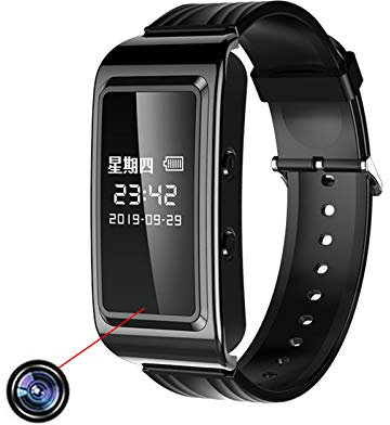 Pulsera Inteligente HD Grabadora 1080P Cámara Espía Oculta Portátil,Prevención Evidencia De Un Crimen Grabación Reloj Deportivo,Cámara Espía Reuniones De Negocios,Evidencia Smartwa-Negro 32gb…