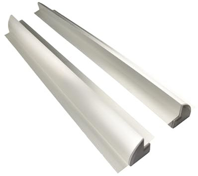 Spark 2 soportes laterales de aluminio para paneles solares para montar paneles solares en autocaravanas, caravanas, barcos o techos